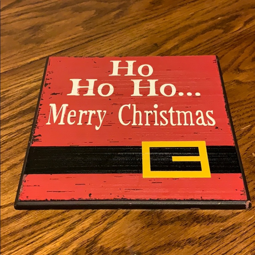 Merry Christmas Wall Hanging Sign